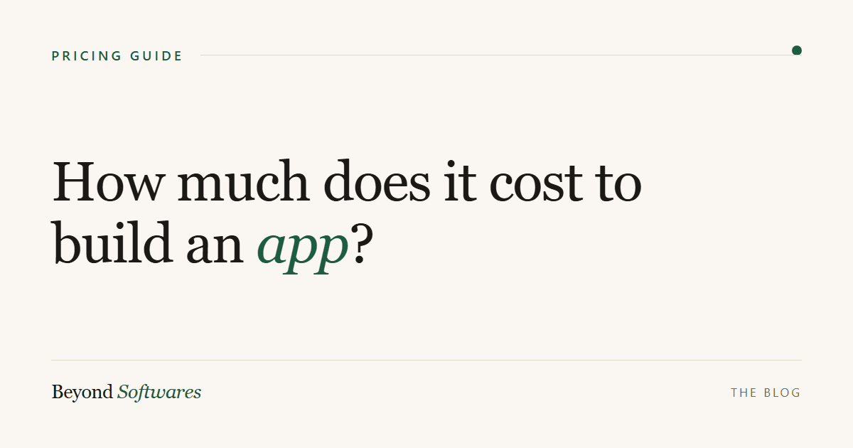 Mobile app development cost guide 2026